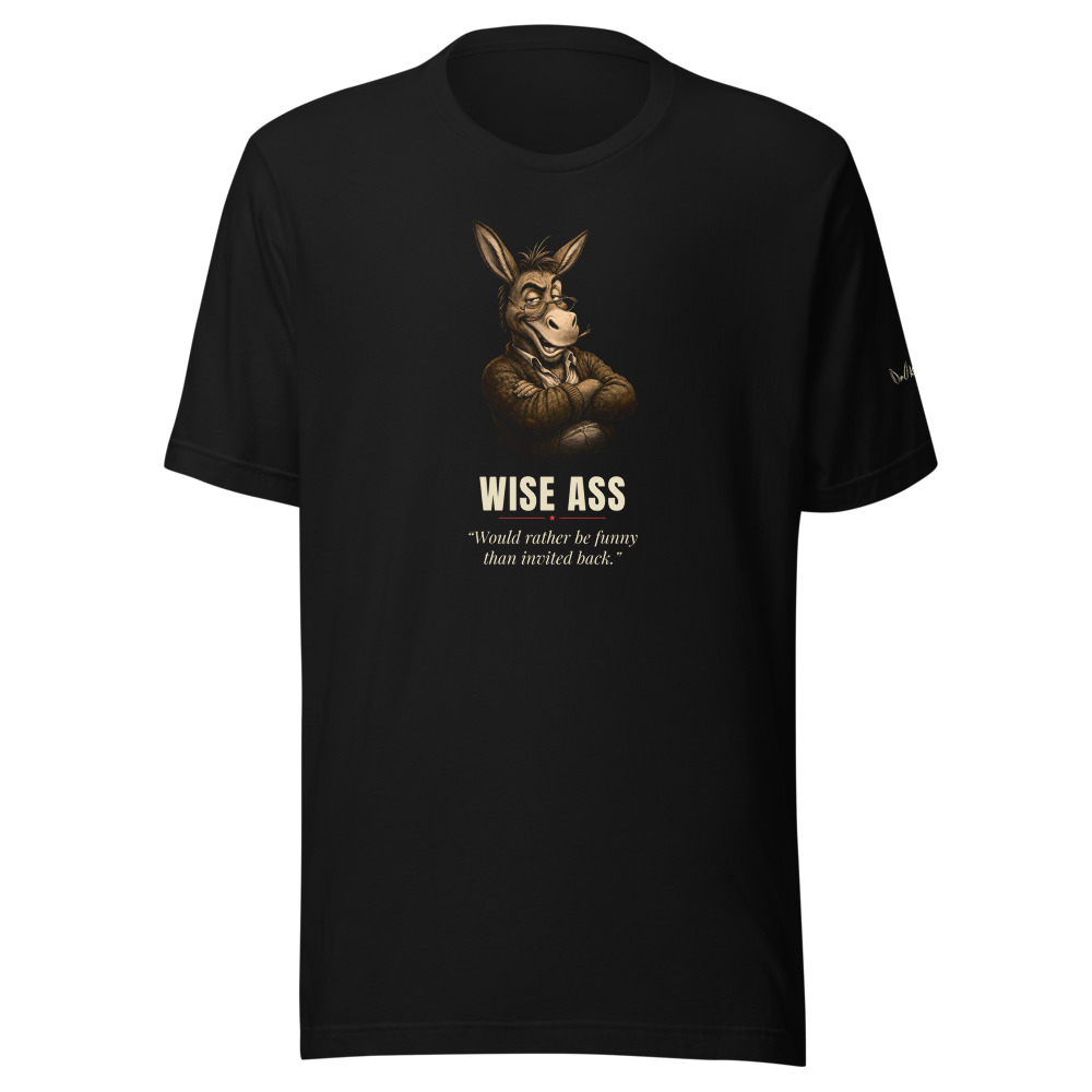 Wise Ass Award Tee, front view